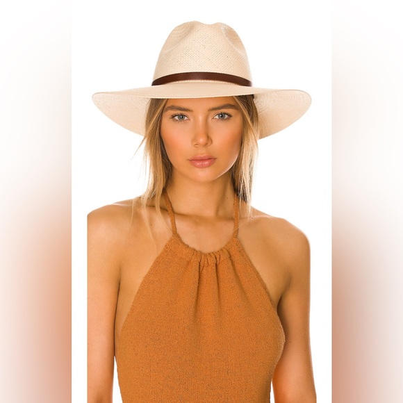 Janessa Leone JUDITH Hat in Natural -Sz Medium ✨NWT✨ In stores Now $287 - Picture 1 of 10